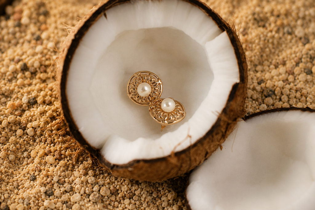 Baroque Beam Earrings