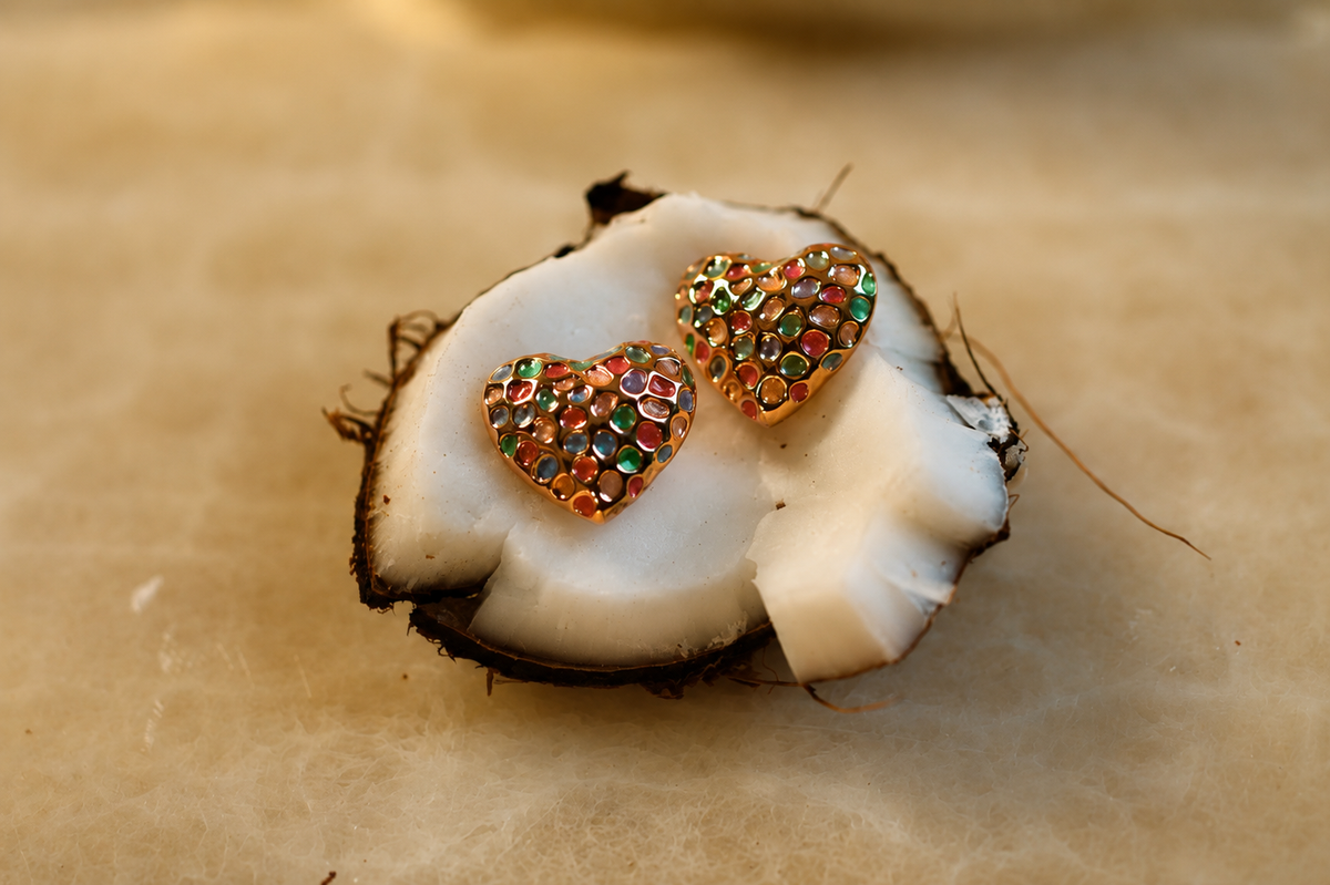 Confetti Hearts Earrings