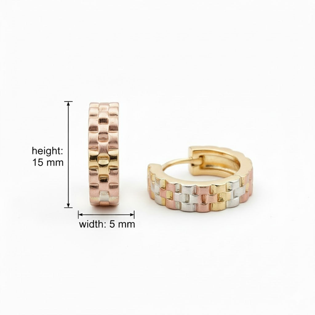 Lattice Gleam Earrings