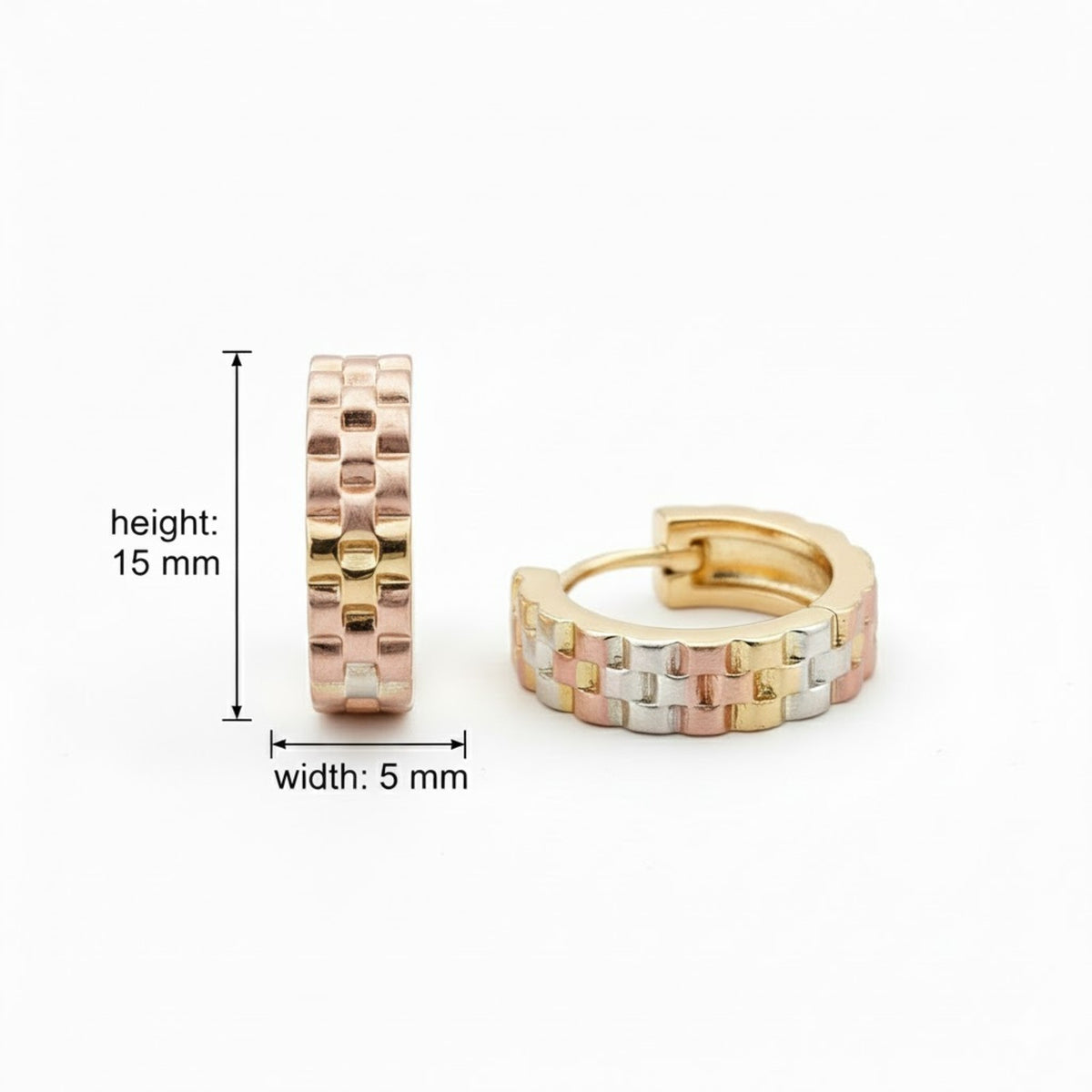 Lattice Gleam Earrings