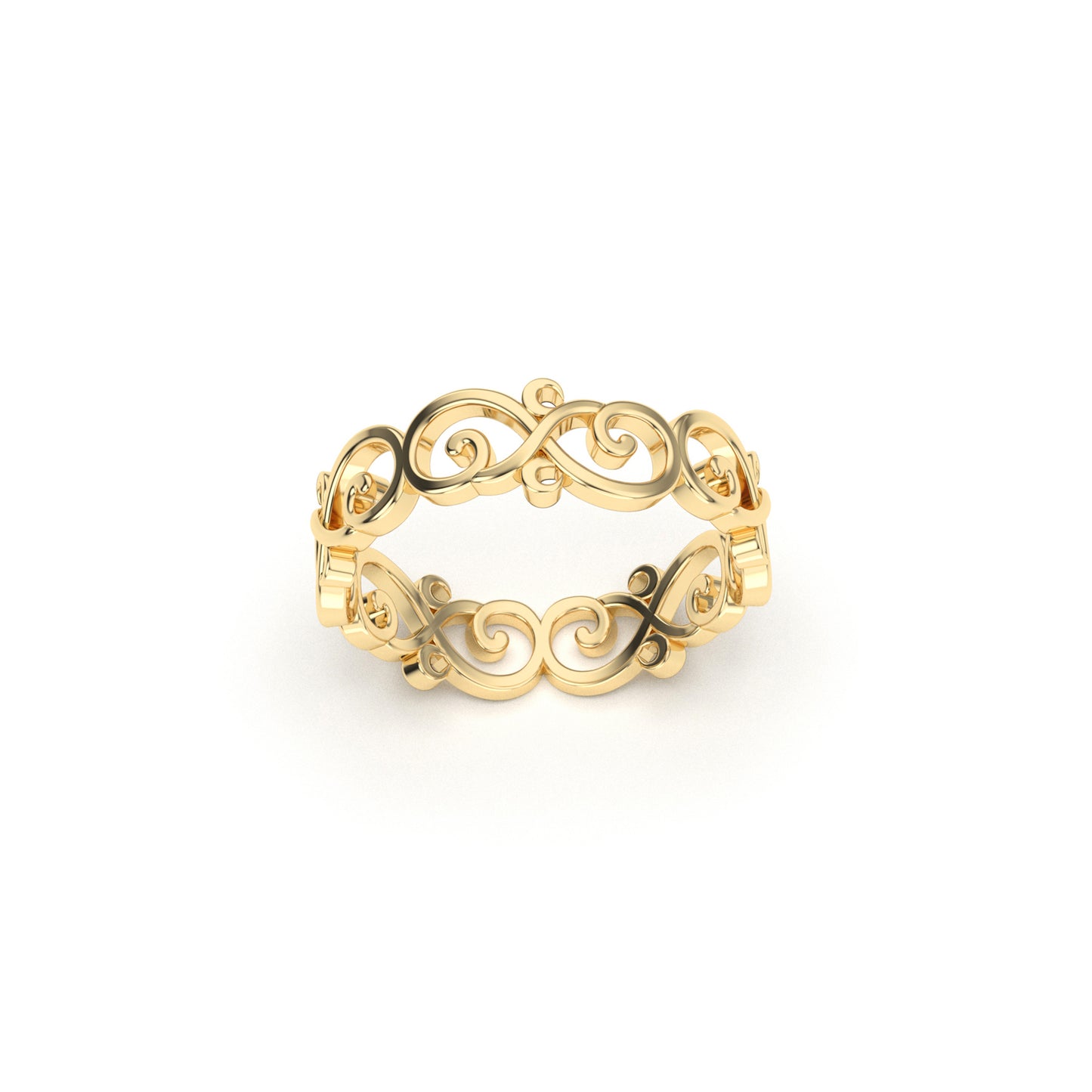 Golden Whirl Ring