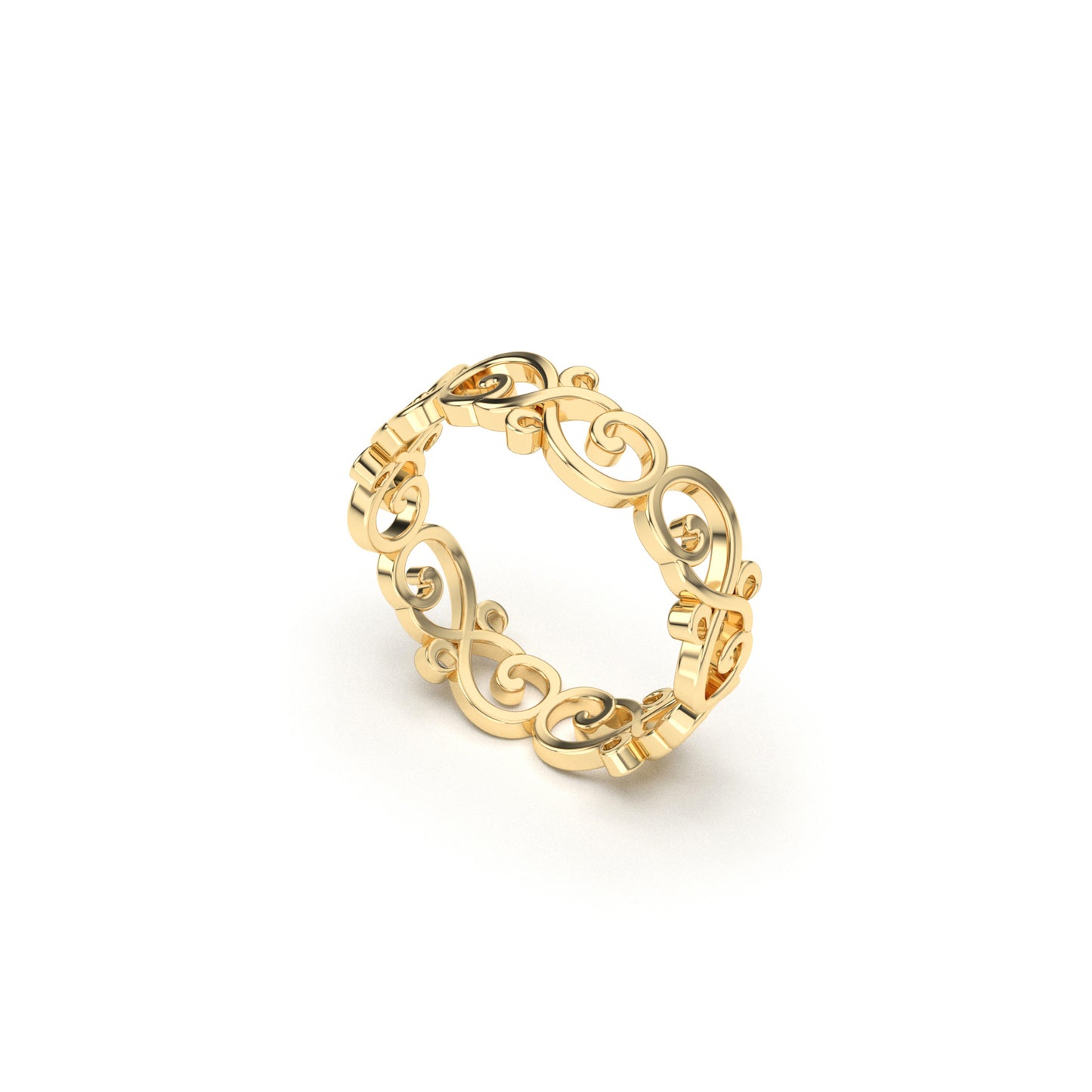 Golden Whirl Ring