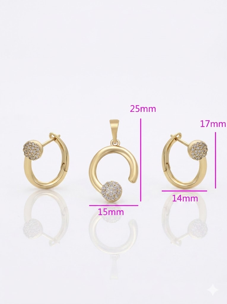 Eclipta Pendant Set