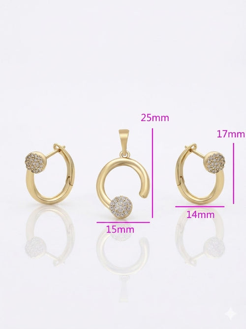 Eclipta Pendant Set
