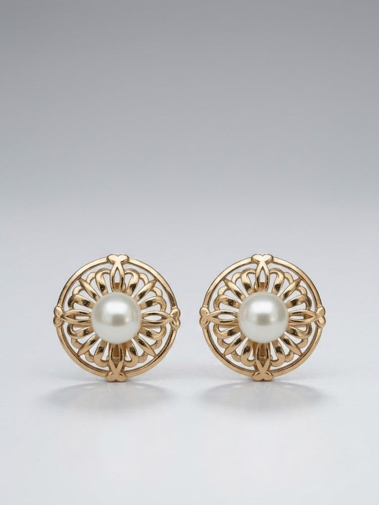 Baroque Beam Earrings
