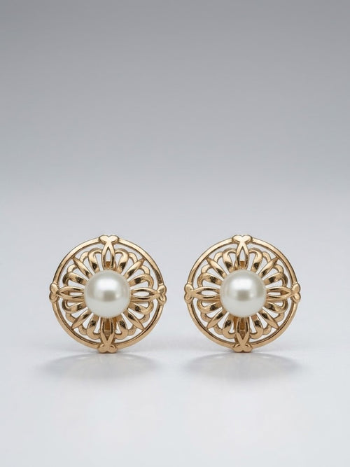 Baroque Beam Earrings