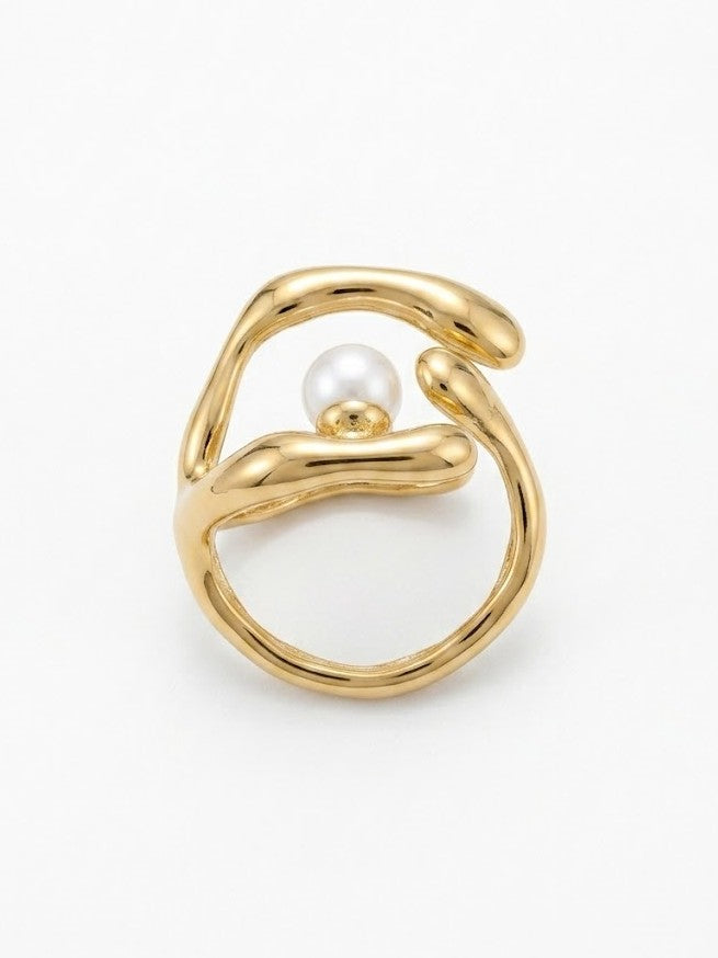 Cloud Pearl Ring
