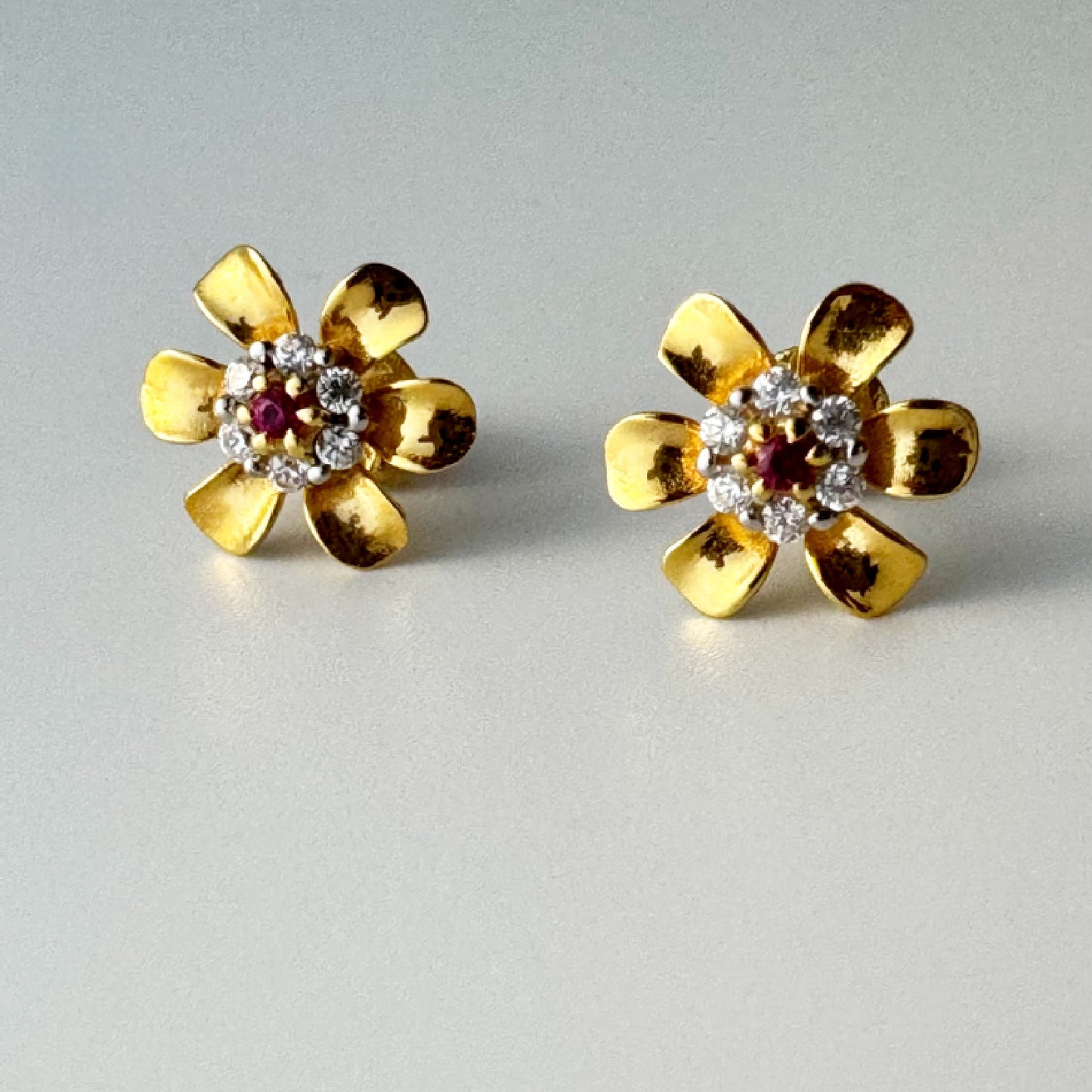 Golden Bloom Ear Tops