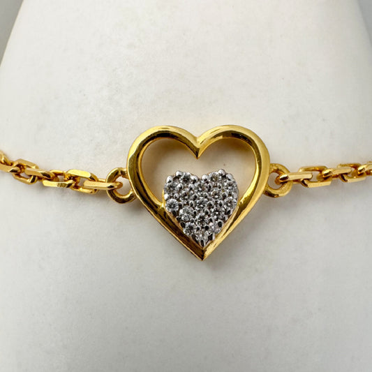 Heart Of Gold Bracelet