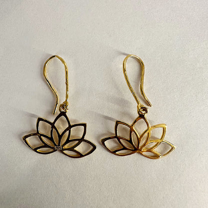 Lotus Dangle Ear Tops