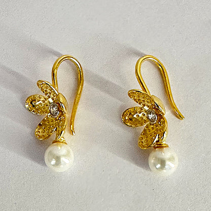 Pearl Bloom Dangles