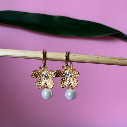 Pearl Bloom Dangles