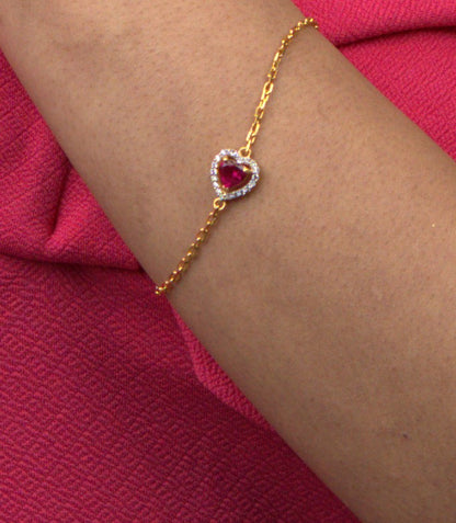 Red Heart Bracelet