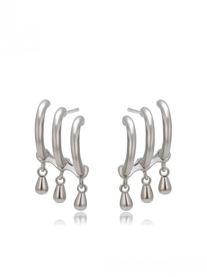 Triple Drop Earrings