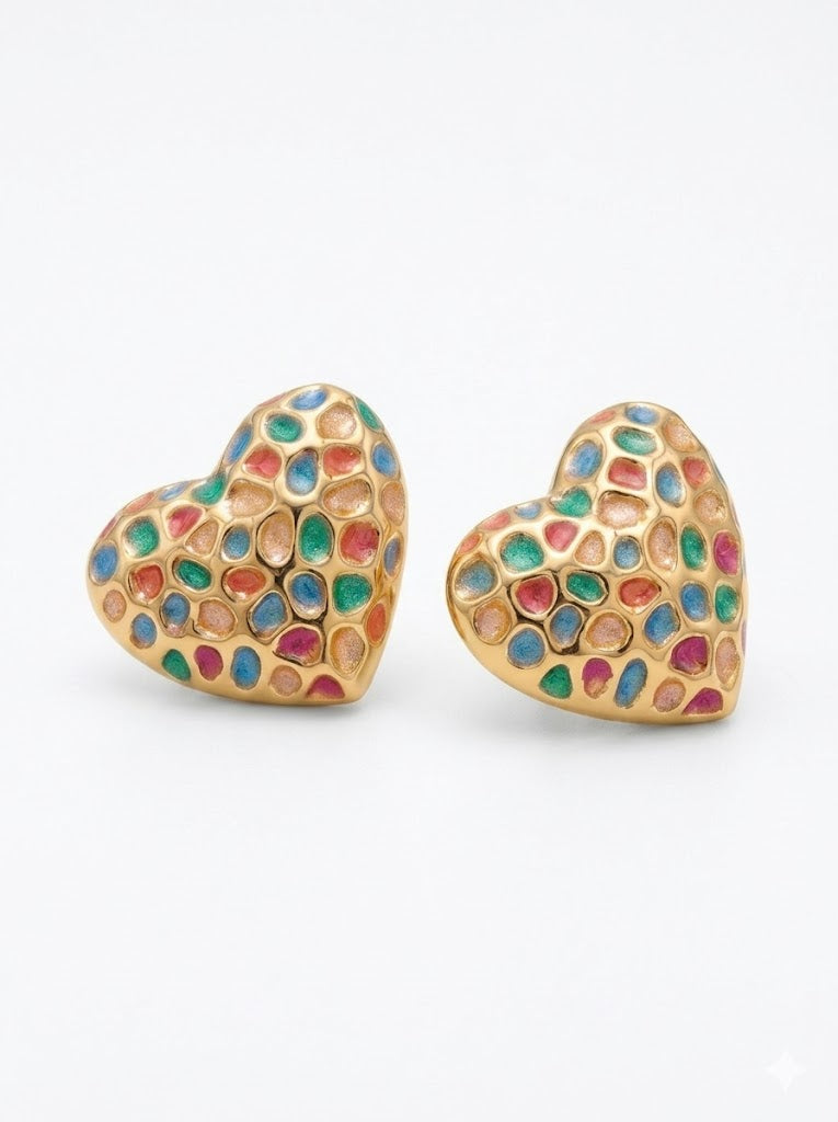 Confetti Hearts Earrings