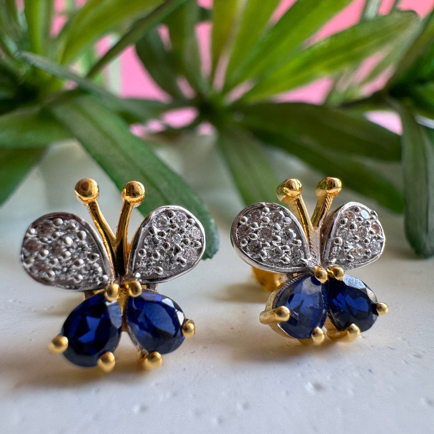 Twinkling Butterfly Studs