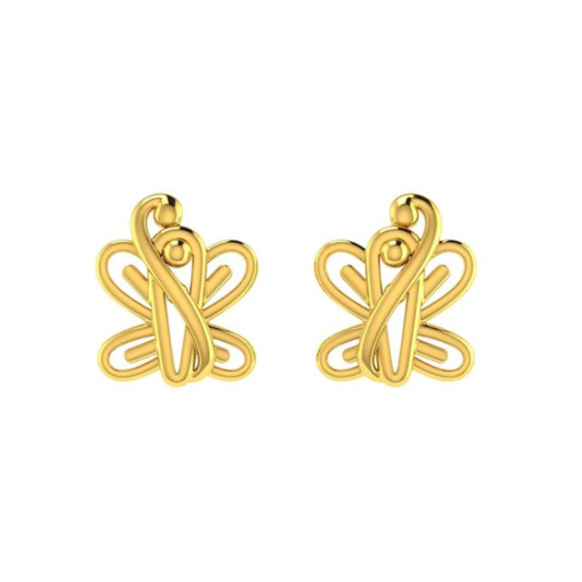 Twisted Butterfly Ear Tops