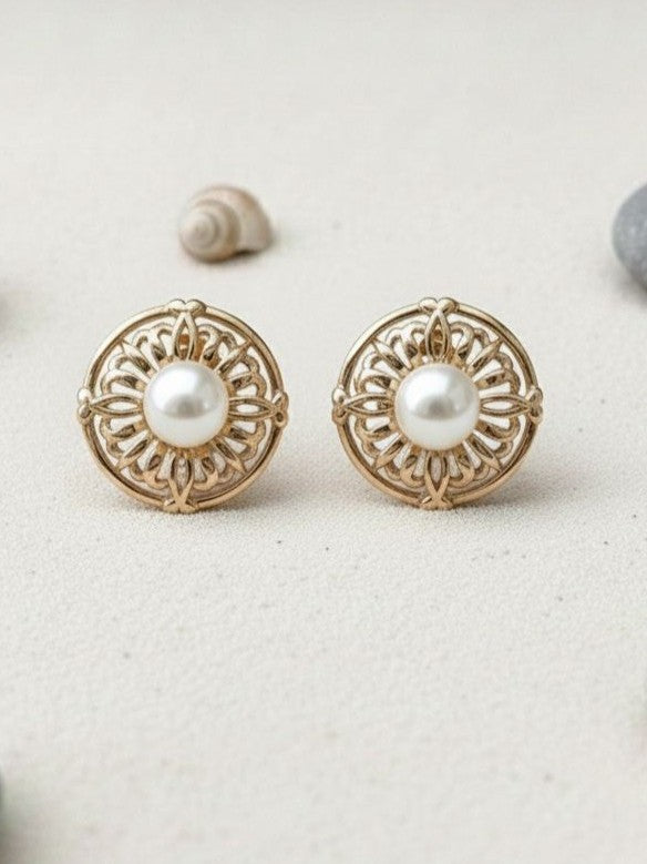 Baroque Beam Earrings