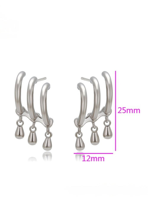 Triple Drop Earrings