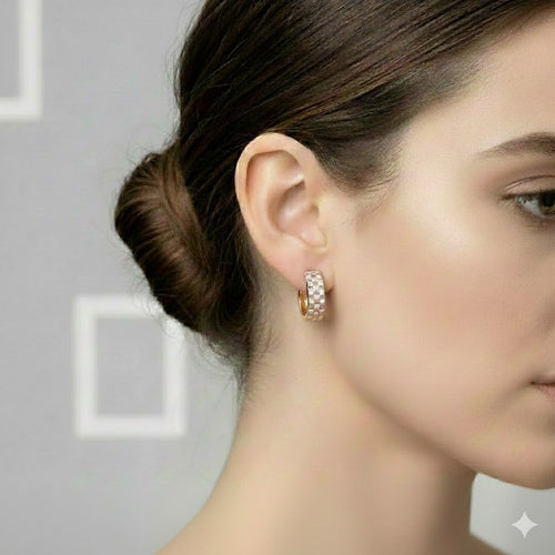 Lattice Gleam Earrings